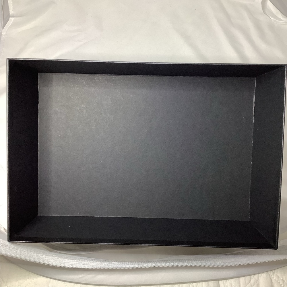 Versace Empty Black Gift Box with Gold Lettering - Picture 9 of 11